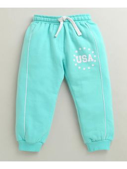 Bumzee - Turquoise Girls Cotton Jogger