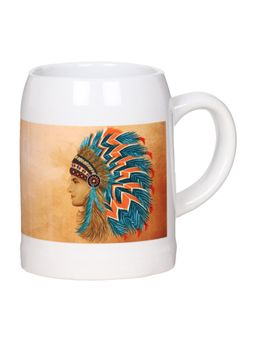 KOLOROBIA - Ceramic Red Man Ceramic Microwave Safe 250ml