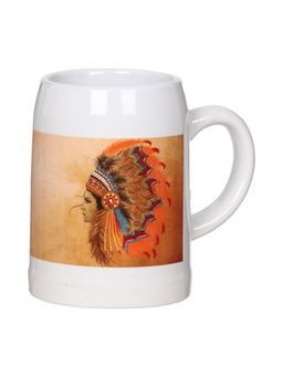 KOLOROBIA - Ceramic Red Indian Ceramic Microwave Safe 250ml