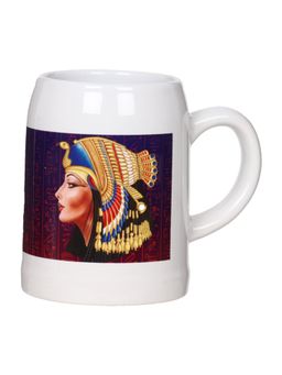 KOLOROBIA - Ceramic Queen Beer Mug Ceramic Microwave Safe 250ml
