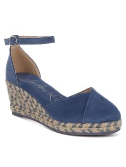 London Rag - Wedges Heels - Navy Blue