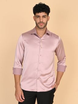 AAVYAM - Blush Pink Silk Shirt