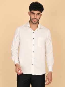 AAVYAM - White Full Sleeves Shirt