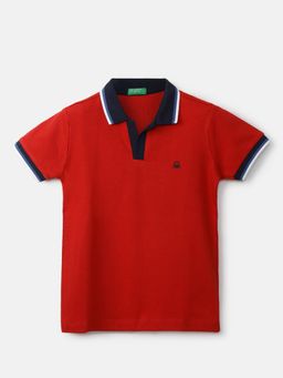 United Colors of Benetton - Boys Textured T-shirt