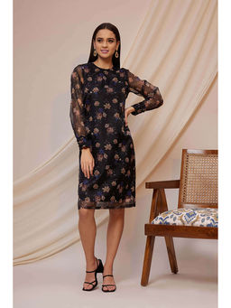 SALT Attire - Nyra Multi-Color Floral Print Dress