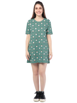 Juliet - Women Cuddle Up In Pandas T-Shirt Dress