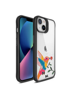 DailyObjects - Fly High Black Hybrid Clear Case Cover for iPhone 13 Mini 5.4 inch