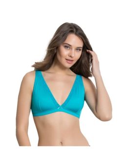 Zivame - Double Layered Darted Bralette - Blue