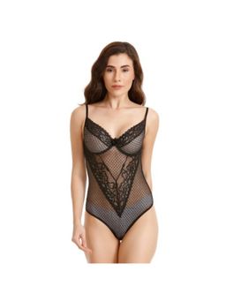 Zivame - Lacy Teddy - Black