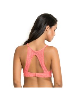 Zivame - Padded Moderate Lift Push Up Bra - Coral