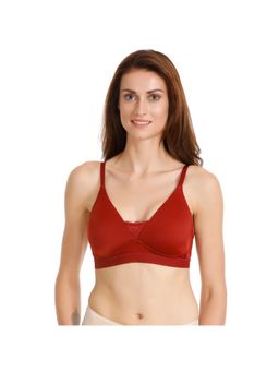 Zivame - Medium Padded Wirefree T-Shirt Bra - Maroon