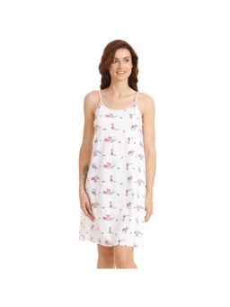 Zivame - x Disney Winnie the Pooh Sleep Dress - White N Print