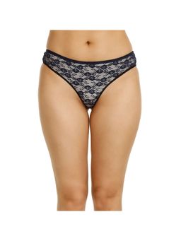Zivame - Mid Rise Thong - Blue