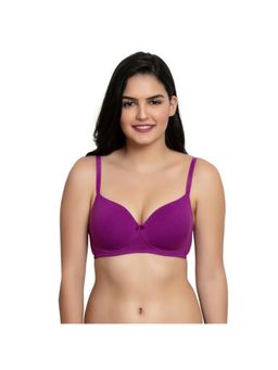Zivame - Padded Wirefree T-Shirt Bra - Purple