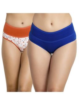 Zivame - Rosaline Mid Rise Tummy Tucker Panty (Pack Of 2) - Assorted (2XL)