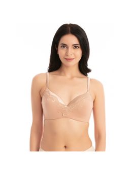 Zivame - Shades Of Love Padded Bra - Skin