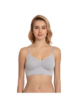 Zivame - Double Layered Bralette - Grey