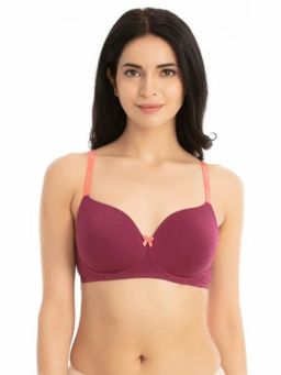 Zivame - Padded Wirefree Bra- Purple