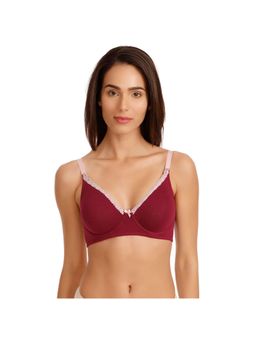 Zivame - Double Layered Underwired Bra - Purple