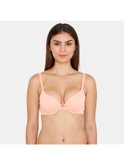 Zivame - Padded Moderate Lift Push Up Bra - Peach Pearl