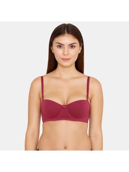 Zivame - Padded Wired Strapless T-Shirt Bra - Purple