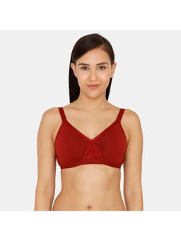 Zivame - Wirefree Super Support Bra - Sundried Tomato