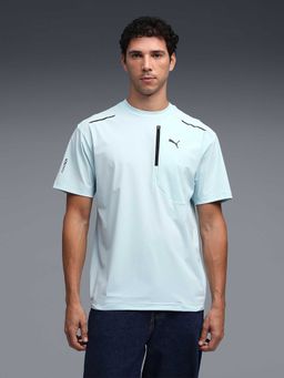 Puma - Tech Mens Relaxed Pocket T-Shirt Blue