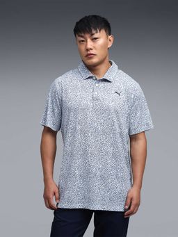 Puma - Cloudspin Mens Posy Printed Polo T-Shirt Multi-Color