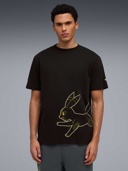 Puma - X Pokemon Mens Graphic T-Shirt Black