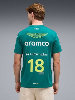 Puma - X Aston Martin Aramco F1 Team Replica Stroll T-Shirt Green