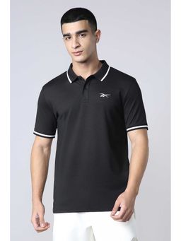 Reebok - Mens Lifestyle Polo T-Shirt - Black