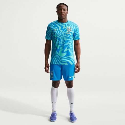 Brazil Academy Pro - Nike Brazil Academy Pro Men's Dri-FIT Football Pre-Match Short-Sleeve Top