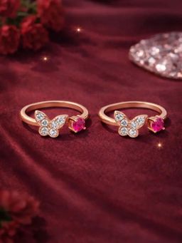 White Velvet - Celeste Circle 925 Silver Adjustable Toe Ring