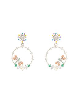White Velvet - Aurora Garden Bracelet Earrings - 925 Silver