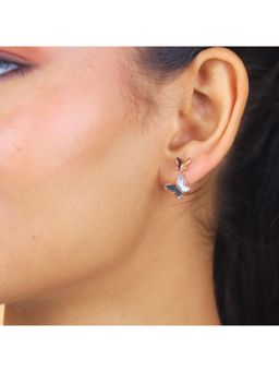 White Velvet - The Flutter dusk Earrings - 925 Silver