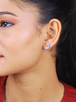 White Velvet - Luna Mist Earrings - 925 Silver