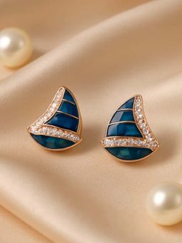 White Velvet - Ocean Sail Earrings - 925 Silver
