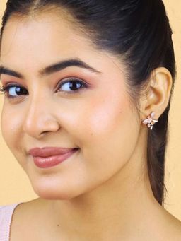 White Velvet - The Fleur Noire Earrings - 925 Silver