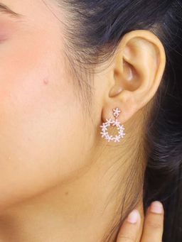 White Velvet - Whimsy Bloom Earrings - 925 Silver