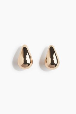H&M - Women Gold Chunky Dome Earrings