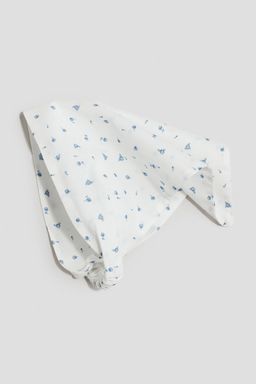 H&M - Girls White Cotton Head Scarf