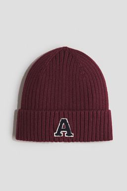 H&M - Boys Red Motif-Detail Beanie