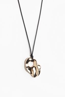 H&M - Women Gold Pendant Cord Necklace