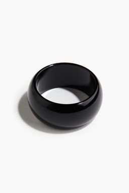 H&M - Women Black Chunky Bangle