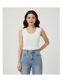 Outzidr - White Textured Top