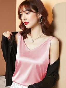 Outzidr - Pink Dual Strap Top