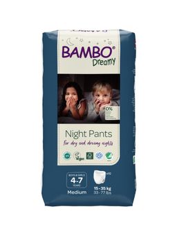 Bambo Nature - Skin Friendly Night Pants M Size - 10 Pieces