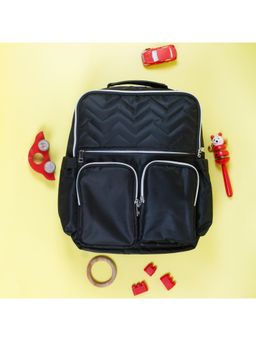 The Mom Store - Ebony Black Diaper Bag