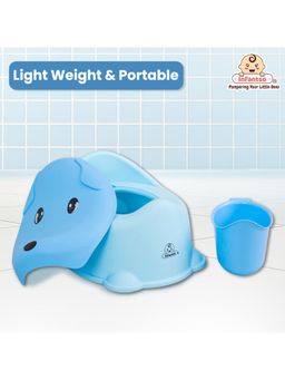 INFANTSO - Dog Shape Baby Potty Seat / Chair With High Back Rest & Anti Skid Base