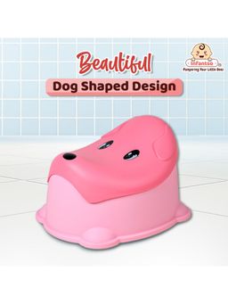 INFANTSO - Dog Shape Baby Potty Seat / Chair With High Back Rest & Anti Skid Base